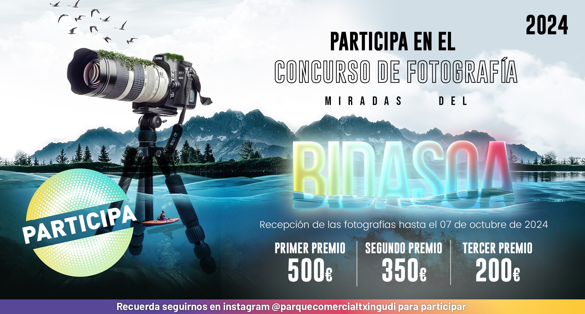 Participa en el concurso de fotografía Miradas del Bidasoa